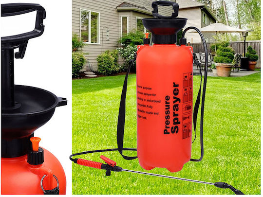 Verk Group Sprayer with Capacity 8lt 3bar in Orange color