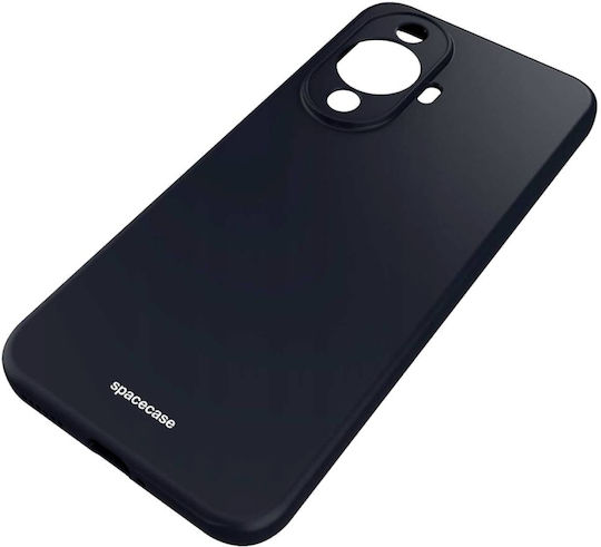 Spacecase Silicone Umschlag Rückseite Silikon Schwarz (Huawei Nova 12s)
