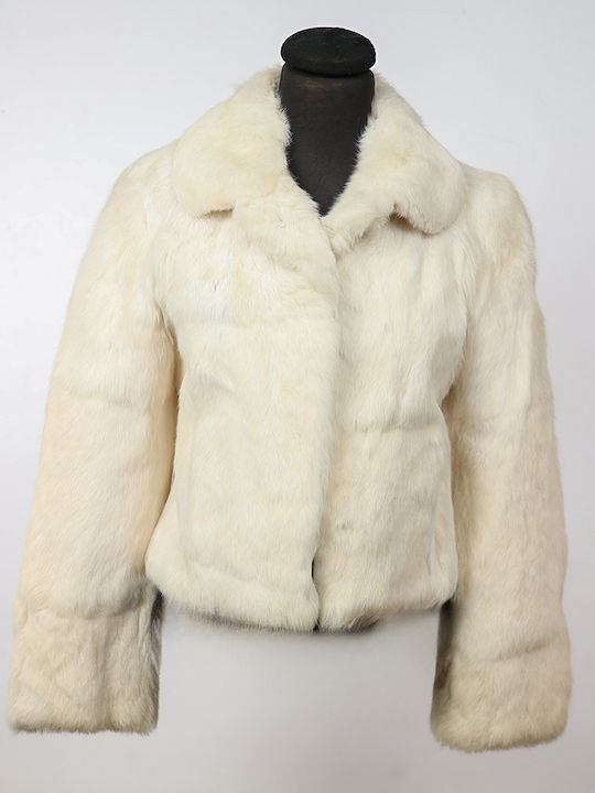 Ageridis Leather Women's Short Fur IBUAR