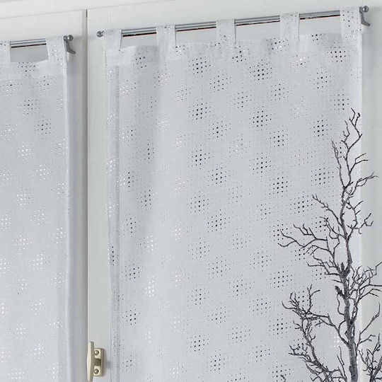L-c Damina Fenster Vorhänge mit Oberer Registerkarte Weiß 60x90cm L-c Damina Fenster Vorhänge mit Oberer Registerkarte Weiß 60x90cm
