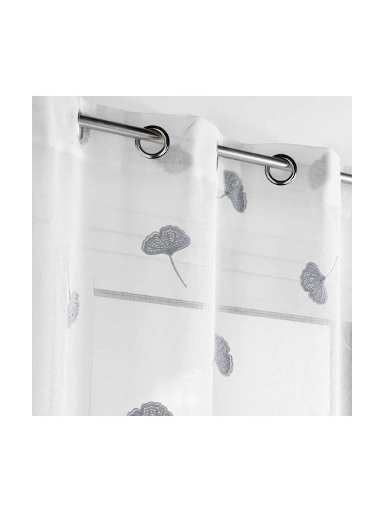 Spitishop Vorhang mit Grommets L-c Ariella Graue 140x240cm
