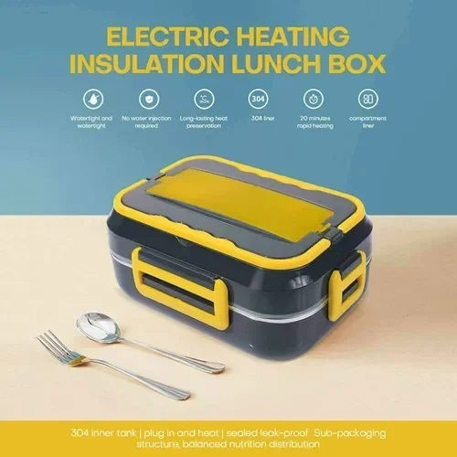 Inox Electric Lunch Box Blue 1500ml