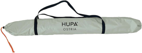 Hupa Ostria V2 Beach Umbrella Diameter 2m with UV Protection and Air Duct Khaki