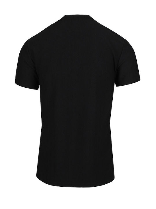 KSF Herren T-Shirt Kurzarm Schwarz