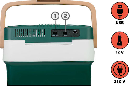 Berdsen Tragbarer Kühlschrank 32lt 230V Grünes