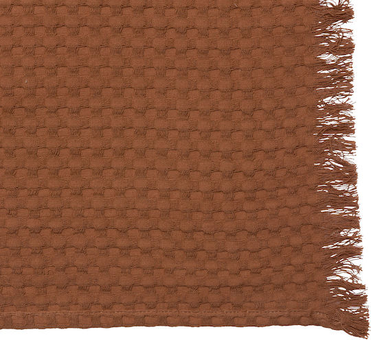Atmosphera Widdy Armchair Throw P130xW180cm Terracotta Atmosphera Widdy Armchair Throw P130xW180cm Terracotta