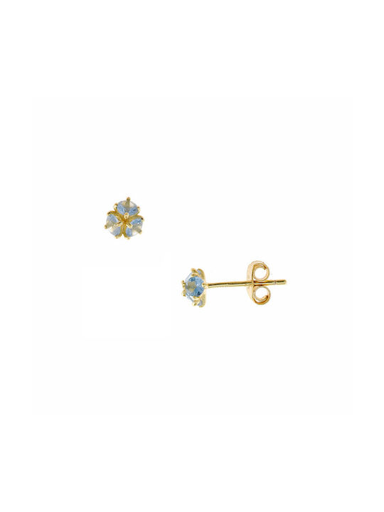 Salvatore Plata Earrings made of Silver Gold Plated with Stones