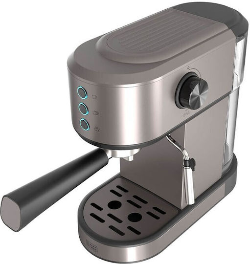 Black & Decker Μηχανή Espresso 1350W Πίεσης 20bar Μαύρη ES9200090B