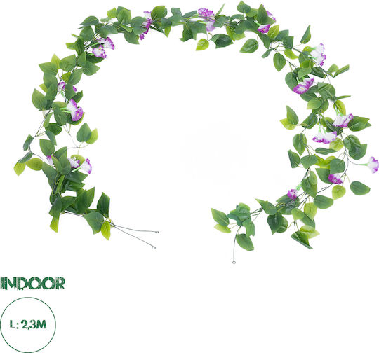 Ghirlanda decorativa artificiala Globostar Morning Glory 21152, ghindă artificială decorativă de Morning Glory 230cm, set de 2 bucăți Ghirlanda decorativa artificiala Globostar Morning Glory 21152, ghindă artificială decorativă de Morning Glory 230cm, set de 2 bucăți
