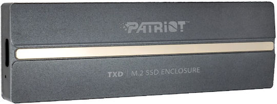 Patriot Case for Hard Drive M.2 SATA III with Connection Type-C Gray