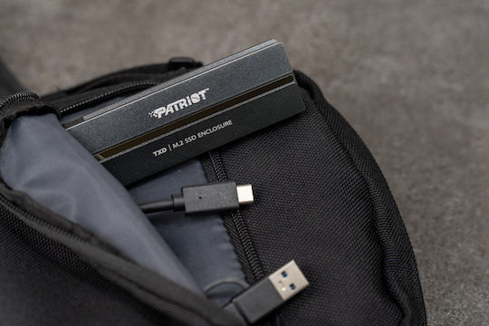 Patriot Case for Hard Drive M.2 SATA III with Connection Type-C Gray