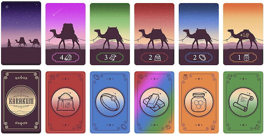 Board Game Karakum for 2-4 Players 8+ Years (EN) Brain Games
