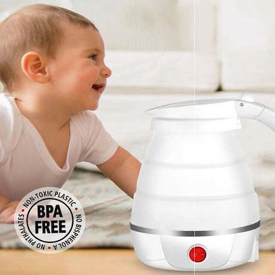 Βραστήρας Ταξιδίου 600ml 600W Λευκός