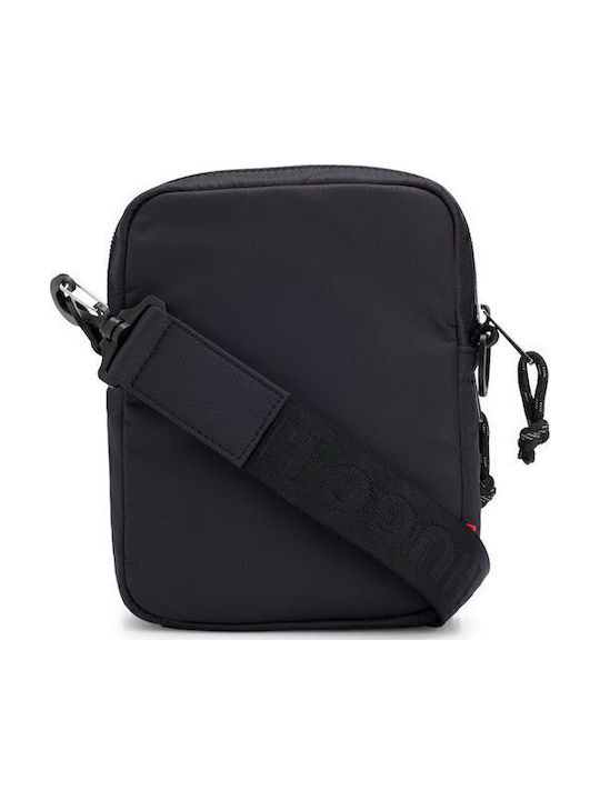 Herren Schulter / Crossbody Tasche Schwarz