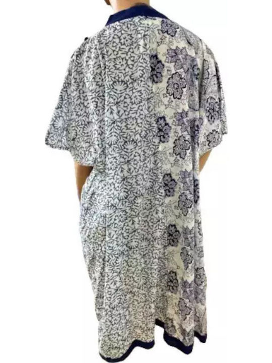 Platinum Fashion Καφτάνι Παραλίας Μπλε