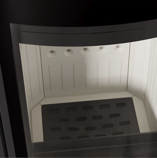 Kratki Ceramică Soba pe lemne 5.5kW Alb