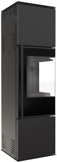 Kratki Ceramică Soba pe lemne 7.3kW Negru