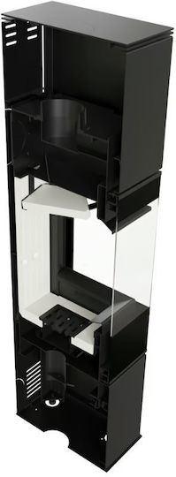 Kratki Ceramic Wood Stove 7.3kW Black