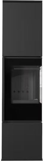 Kratki Ceramic Wood Stove 7.3kW Black