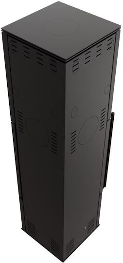 Kratki Ceramic Wood Stove 7.3kW Black