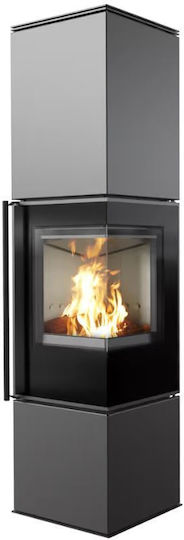 Kratki Ceramică Soba pe lemne 7.3kW Alb