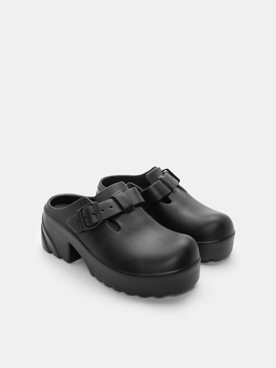 Slip-on Tractor Sole Clogs 4264701-black