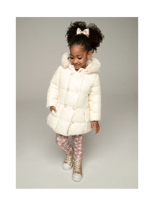 Mayoral Kids Casual Jacket with Lining & Hood BEZ