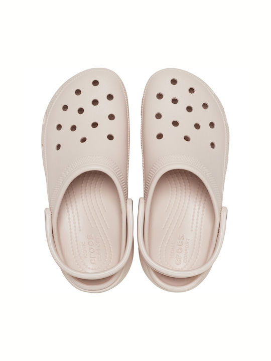 Crocs Γυναικεία Σαμπό Μπεζ