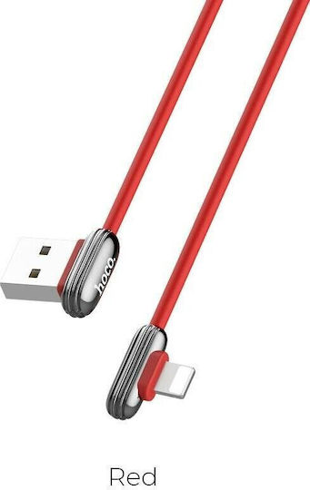 Hoco U60 Soul Secret USB-A to Lightning Cable Γκρι 1.2m (HC-U60LGR)