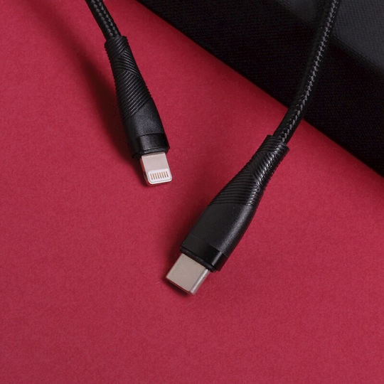 Maxlife USB-C zu Lightning Kabel 27W Schwarz 1m (MXUC-08B)