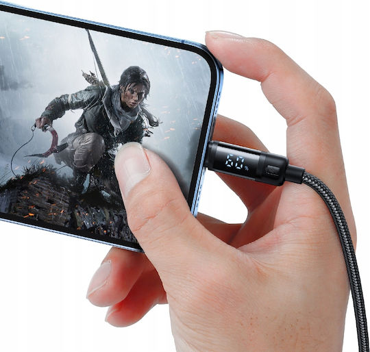 Mcdodo Braided USB-A to Lightning Cable 12W Black 1.2m