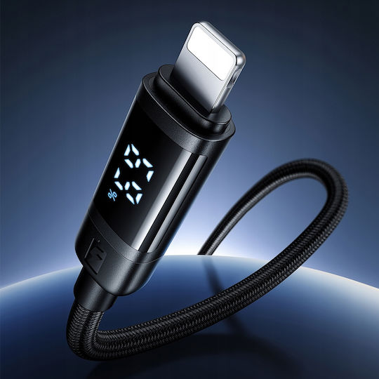 Mcdodo Braided USB-A to Lightning Cable 12W Black 1.2m