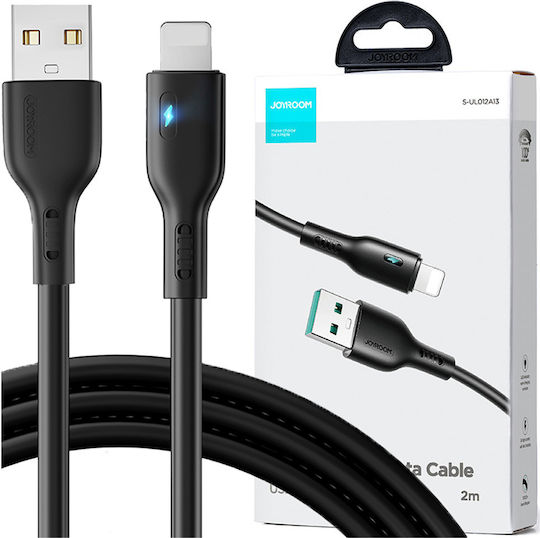 Joyroom S-UL012A13 USB-A to Lightning Cable Μαύρο 2m