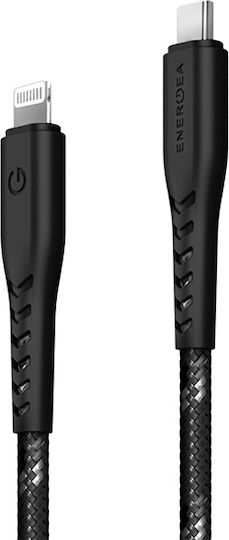 Energea C94 Braided USB-C to Lightning Cable Black 3m