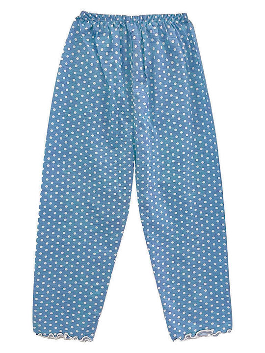 Ustyle Kids Pyjamas Summer Cotton Light Blue