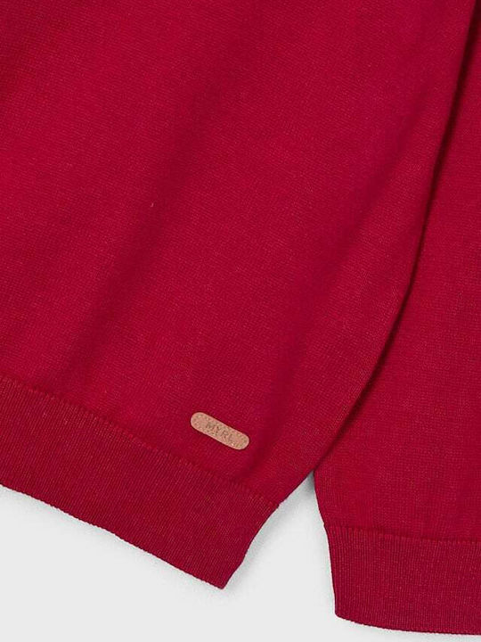 Mayoral Kids Sweater Long Sleeve red