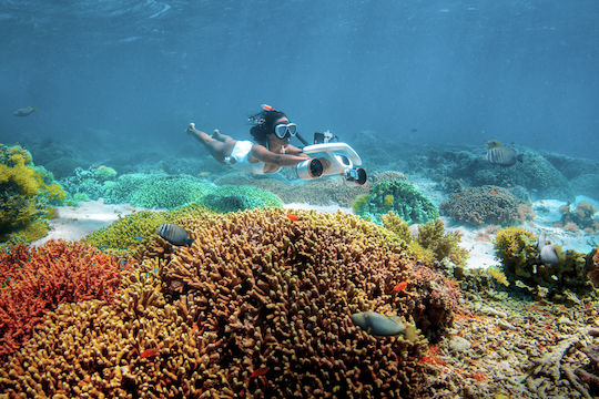 Sublue Ideales Scooter Mix Pro Underwater Seascooter 3.5kg with Maximum Speed 6.5km/h and Battery Autonomy 60min