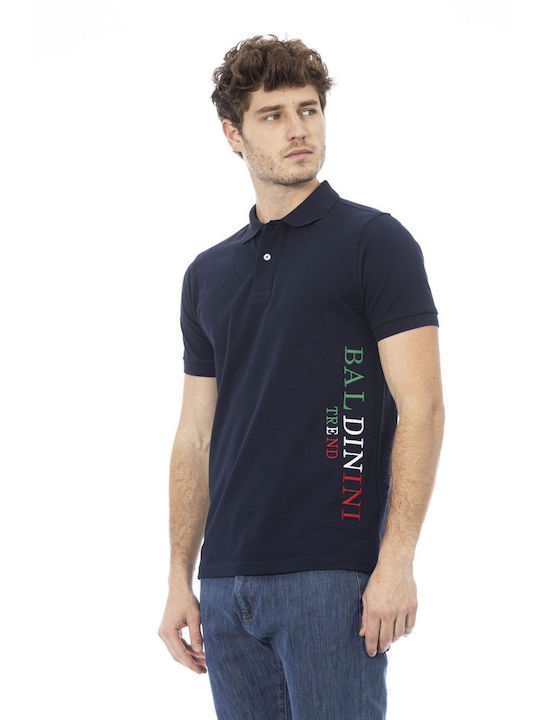 Baldinini Men's Short Sleeve Blouse Polo BluNavy