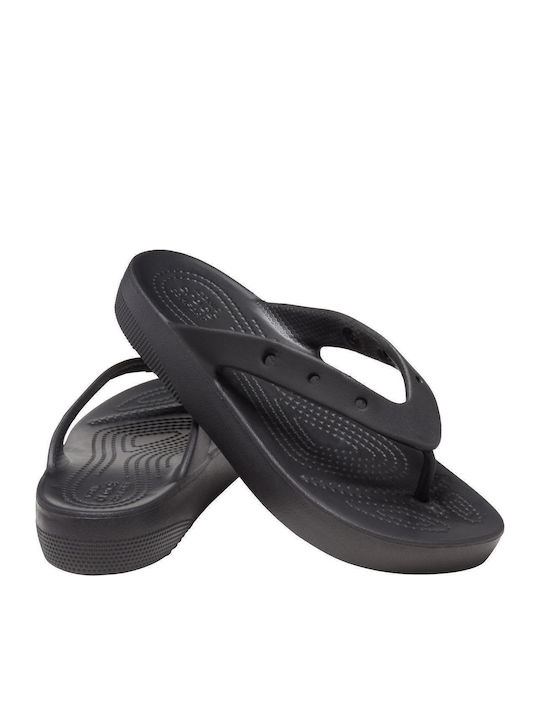 Classic Flip Women's Platform Flip Flops Black