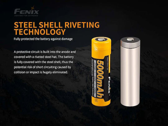 Fenix Επαναφορτιζόμενη Μπαταρία 21700 5000mAh 3.6V 1τμχ