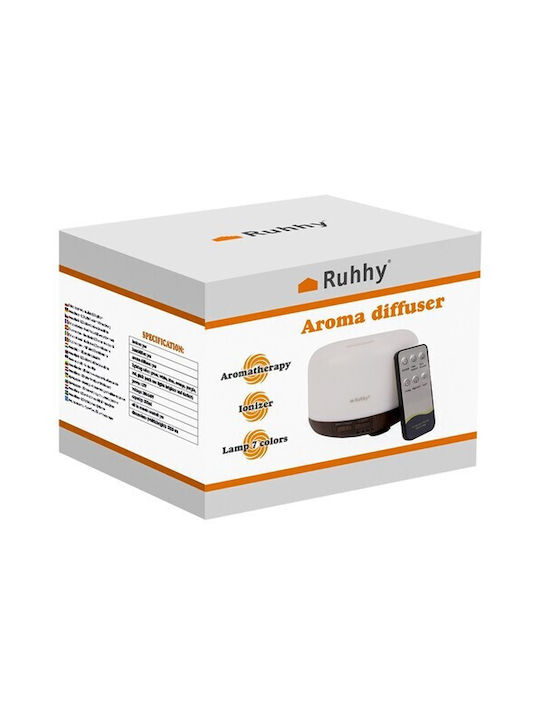 Ruhhy Led Συσκευή Αρωματοθεραπείας Λευκή 300ml Ruhhy Led Συσκευή Αρωματοθεραπείας Λευκή 300ml