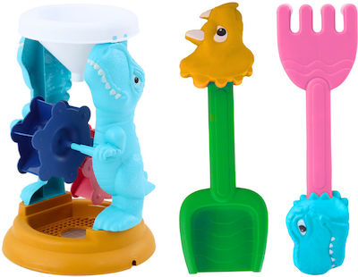 Sand Toy Set Grinder Spatula Rake Molds Dinosaurs