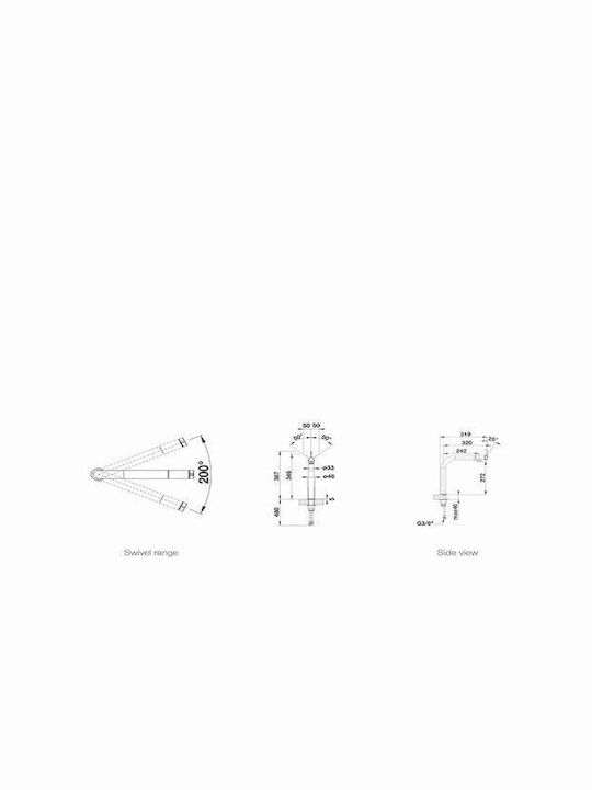 Blanco Vonda Kitchen Faucet Counter Chrome