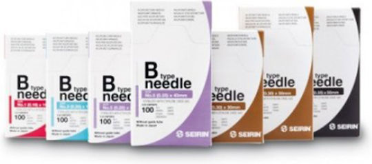 Seirin B-type Needles for Acupuncture 100pcs