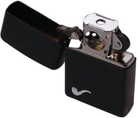 Zippo 218pl Pipe Logo Design Steel Black