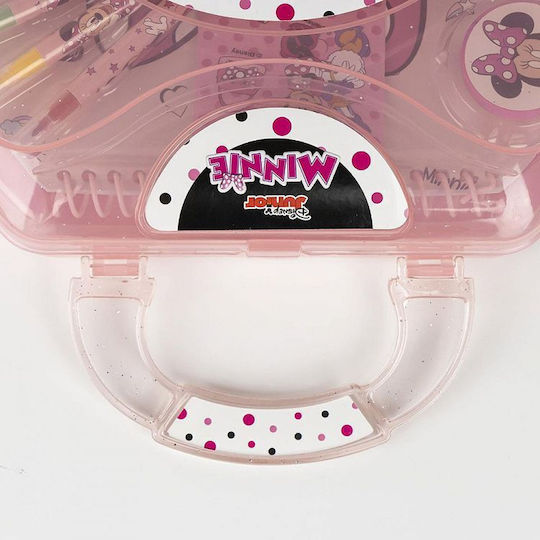 Set de papetărie pentru copii Disney Minnie Mouse, cu 11 piese pentru colorat și pictat
