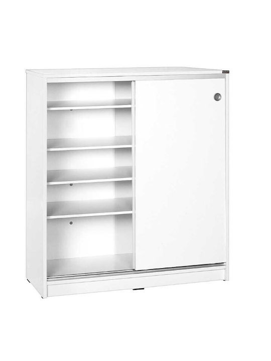 White Shoe Cabinet Antre 91x105x37cm