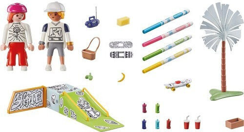 Playmobil Color Πάρκο Skate για 6-12 ετών