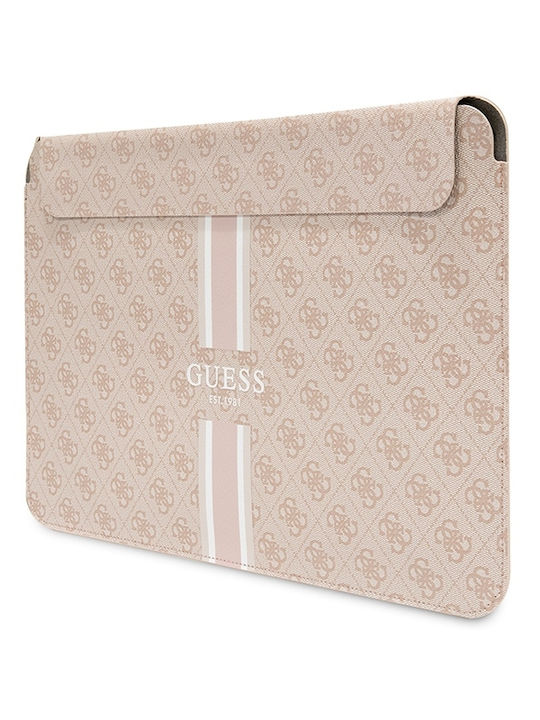 Guess Printed Stripes Laptop-Hülle 14" Rosa