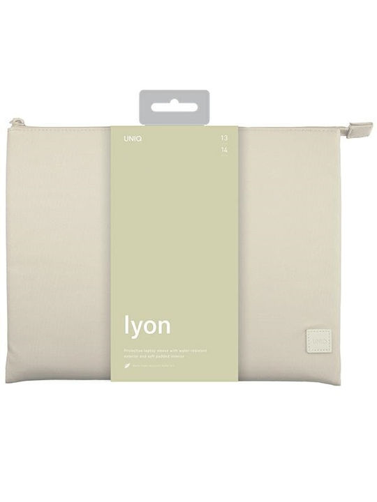 Uniq Αδιάβροχη Θήκη για Laptop 14" σε Μπεζ χρώμα UNIQ-LYON(14)-LIGHTBEIGE